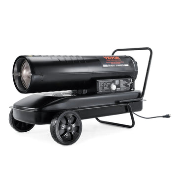 Kerosene Forced Air Heater, 215000 BTU Portable Torpedo Diesel Space Heater with Thermostat, 13.2 Gallon Tank Energy-Efficient h
