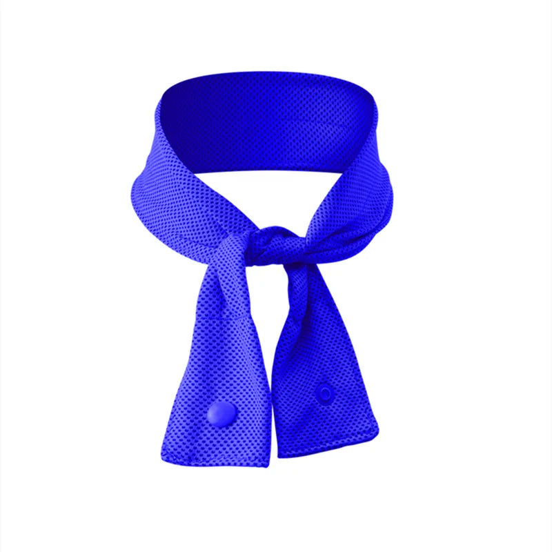 Cooling Ice Scarf Ice Scarf with A Natural Cool Feeling Sweat-wiping Towel Outdoor Ice Belt Sports Headscarf Cooling Cold Towel