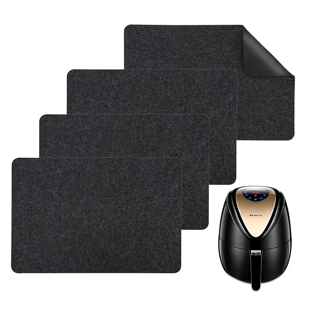 Air fryer heat resistant mats Felt mats Coffee machine mats Table top oven protectors Kitchen utensils placemats coffee tables