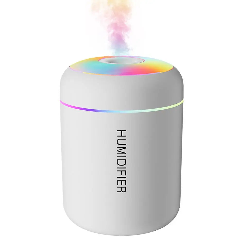 180ML Mini Air Humidifier USB Electric Aroma Diffuser Essential Oil Purifier Aromatherapy Mist Maker Lights For Car Home Bedroom