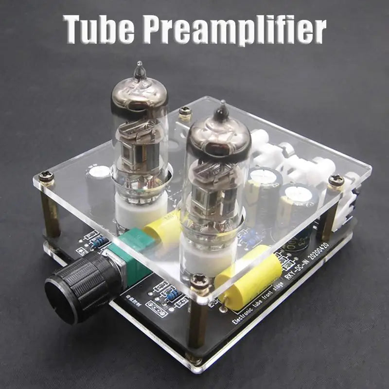 Upgraded 6K4/6A2 Tube Preamplifier Amplifiers HiFi Tube Preamp Bile Buffer Auido Amp Speaker Sound Amplifier Home Theater DIY