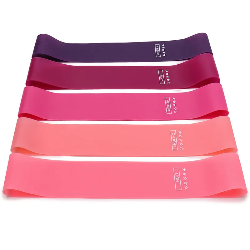 Different Resistance Bands Yoga Band Fitness Exercise Training Hip Tension Band Leg Squat Dance Elastic Loop Stretch Band