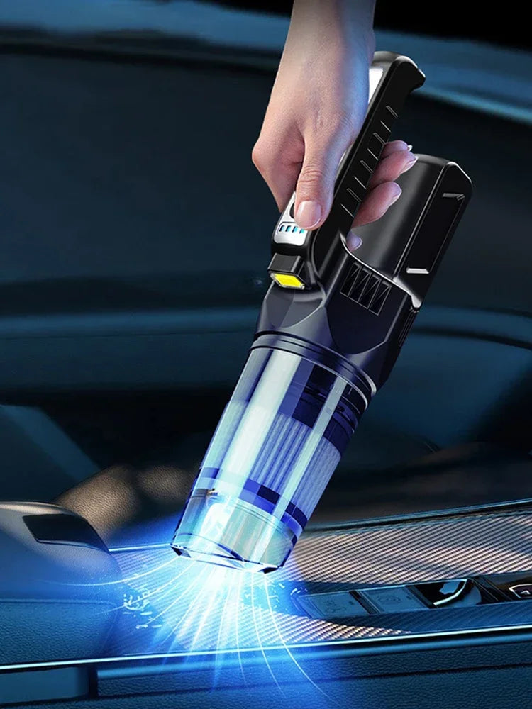 Wireless Vacuum Cleaner For Home Car Charging Strong Suction Power Handheld Carpet Window Crevice Groove Vacuum Cleaner