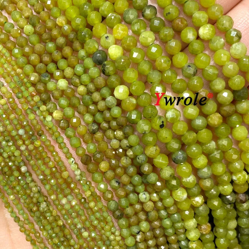 Natural Red Garnet Stone Beads 2 3 4mm Faceted Loose Round Gemstone For Jewelry Making DIY Bracelet Earrings Accessories 15''