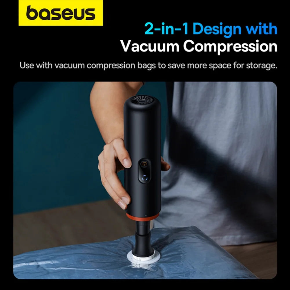 Baseus A5 16000Pa Wireless Car Vacuum Cleaner Powerful Portable Handheld Automotive Vacuum Cleaner for Car Inner Cleaning Home