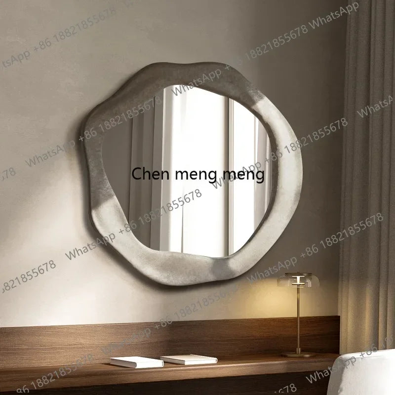 XIrregular bathroom mirror retro art deco, makeup, porch wall mirror