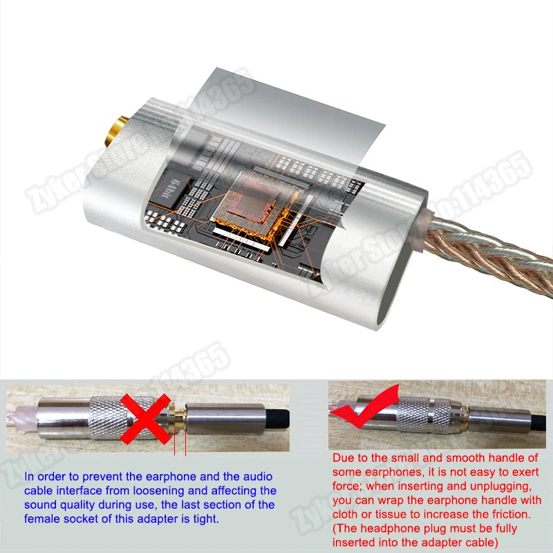 ALC5686 CX31993 HiFi DAC Headphone Amplifiers Audio Decoding AMP Adapter Sound Card Digital Decoder 32bits/384KHz For iPhone iOS
