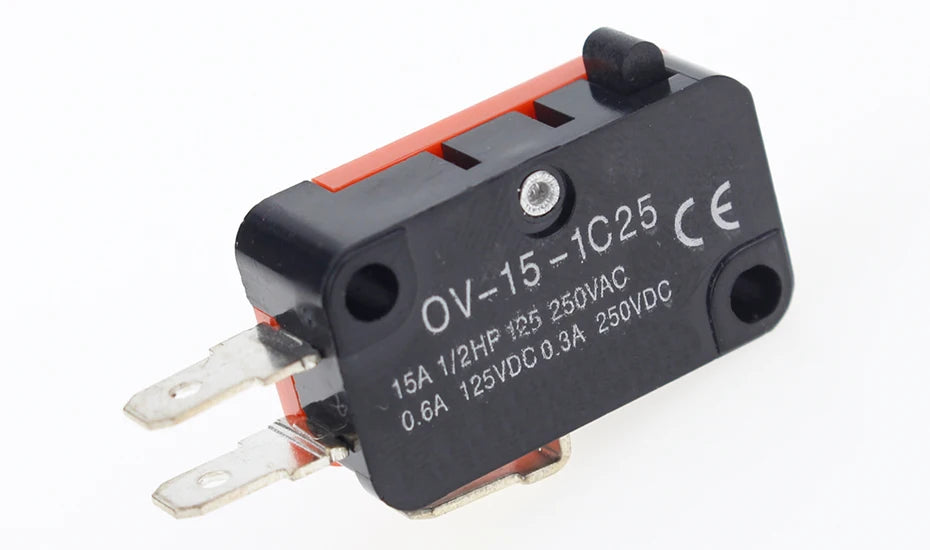 10pcs/lot Large micro switch V-15-1C25, silver point V-15-IC25 microwave oven, contact switch, copper point tact switch