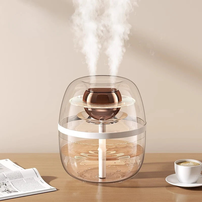 Humidifier Air Purifier Double Spray Humidifier with Night Light Quiet Humidifier Cool Mist Aromatherapy Heavy Fog Home Tool New
