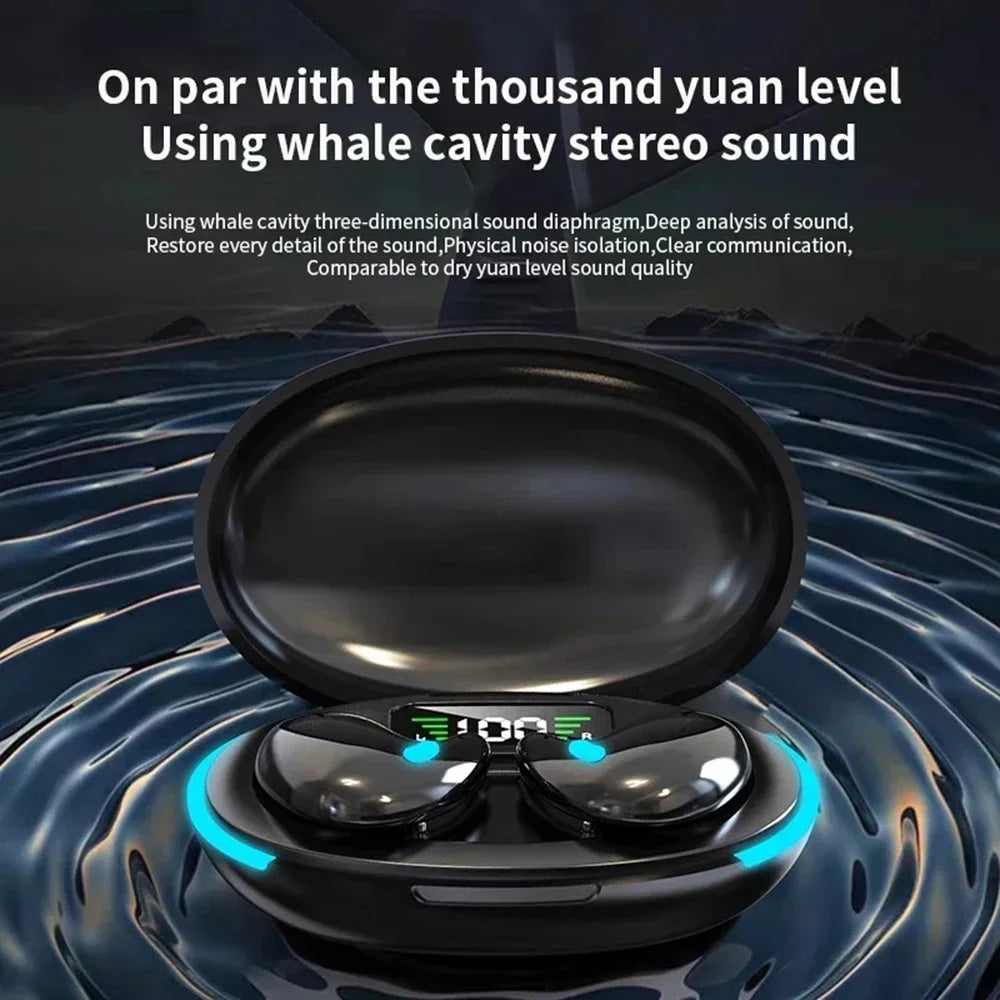 X55 Mini Earphone Wireless Earphone Headphones Noise Reduction Sport Game Sleep Bluetooth 5.3 Earbuds HIFI Stereo Music Headset