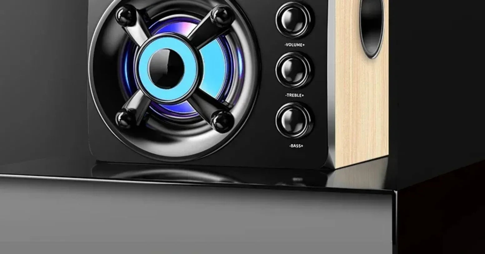 Upgrade HIFI 3D Stereo Speakers With LED Light AUX USB Wired Wireless Bluetooeh 5.0 Audio Home Theater Surround Sound Bar TV