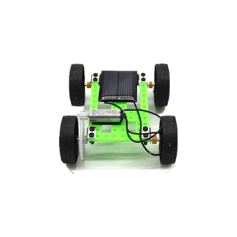 DIY Solar Car Mini Powered Car Kit Children's Gadgets Hobby Fun Children's Robot Car Assemble Kit Gift