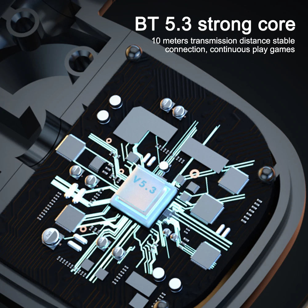 LED Single Earphones Long Standby Business Headphones Waterproof Mono Headset Outdoor Call Bluetooth5.3 Wireless Earbuds