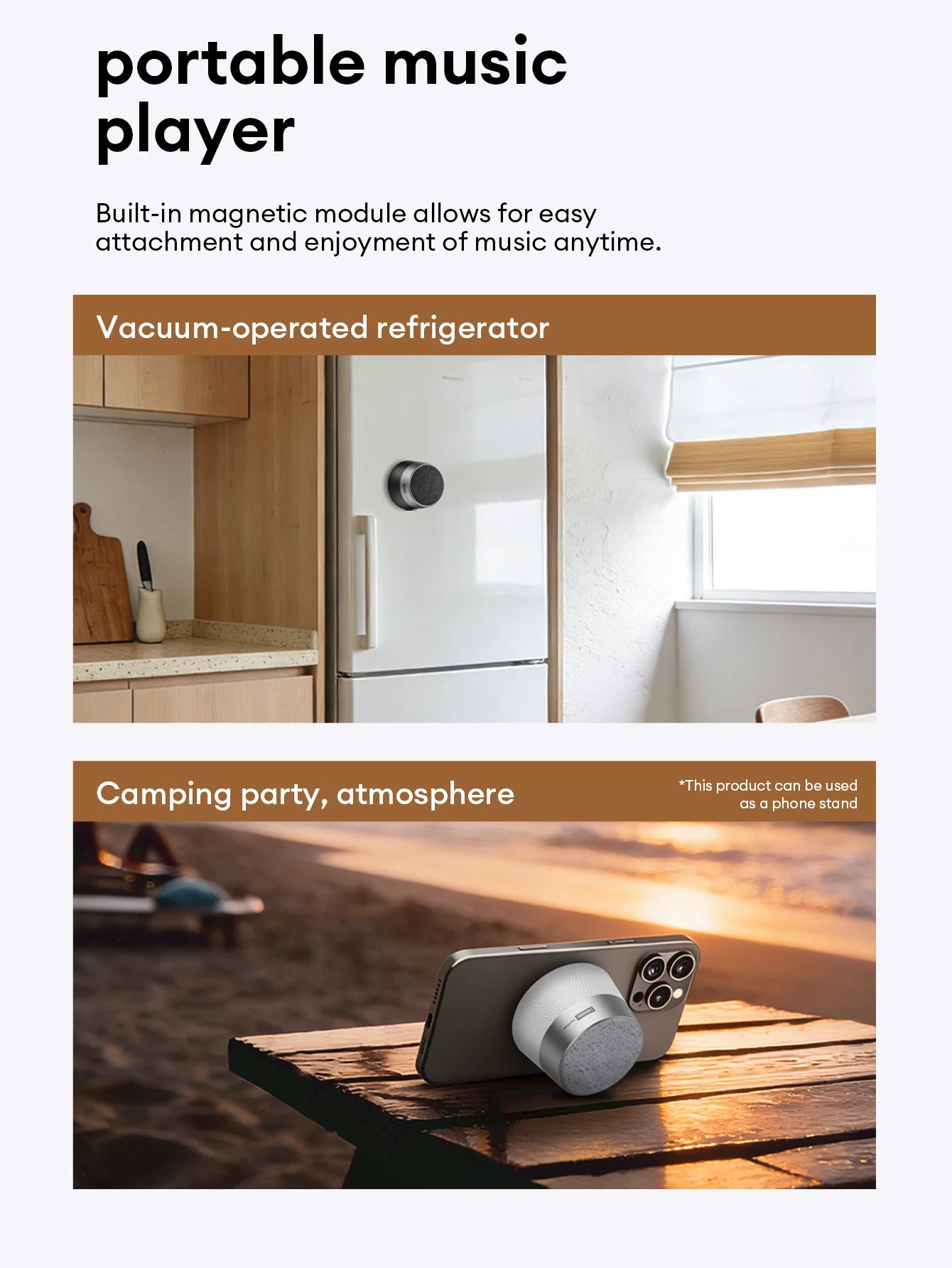 Choice Lenovo Bluetooth Speaker Magnetic Wireless Bluetooth 5.4 Player IPX5 Waterproof Mini Portable Loudspeaker Music HD103 Pro