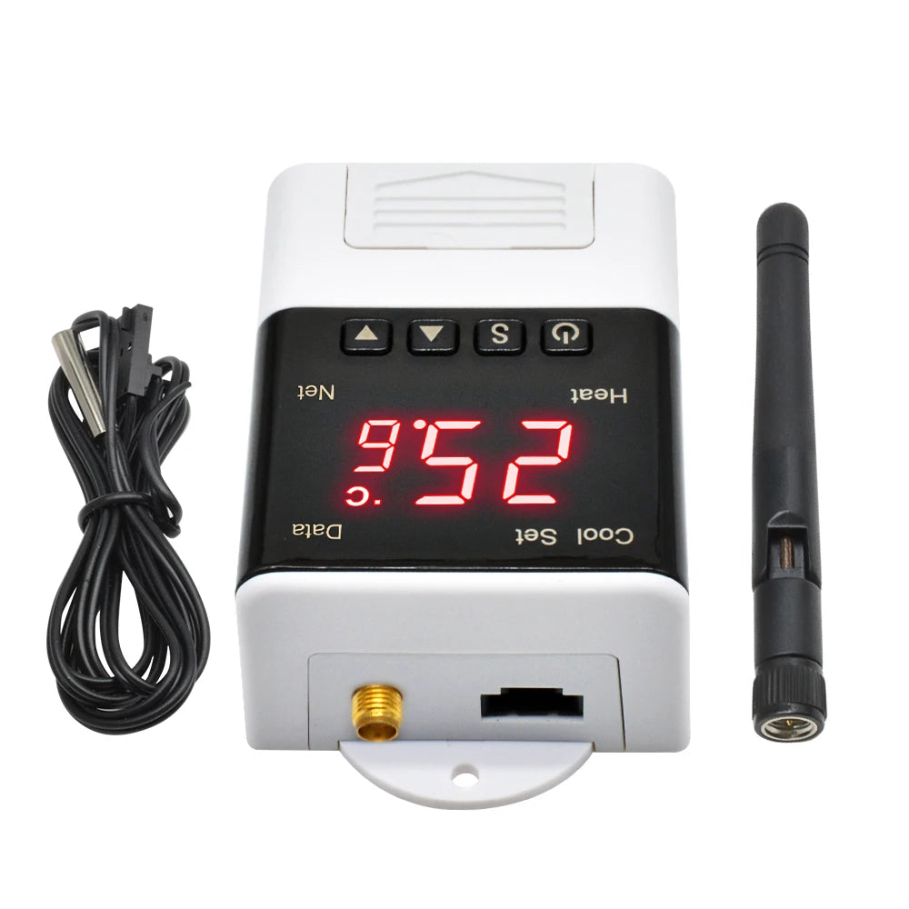 AC110V-220V DTC1201 Wifi Thermostat Humidistat Digital Temperature Humidity Controller Regulator  NTC Thermoregulator