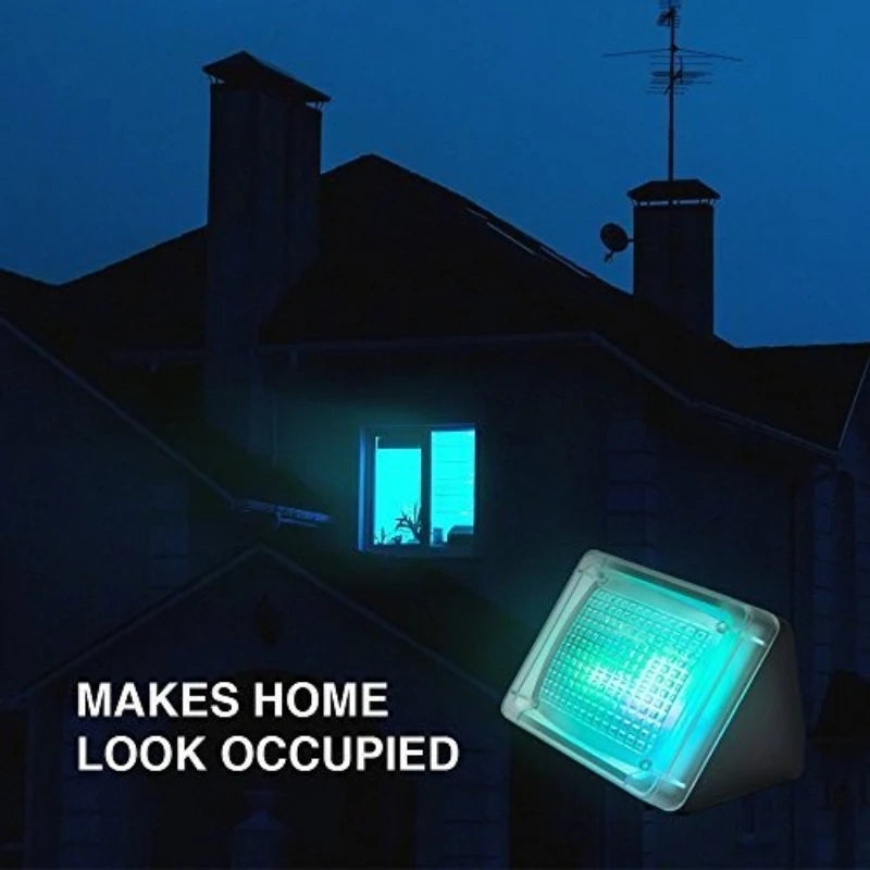 TV Simulator Home Security Light with Flashing LED with Timer & Dusk Sensor Deter Intruders  for use as anti-theft protection