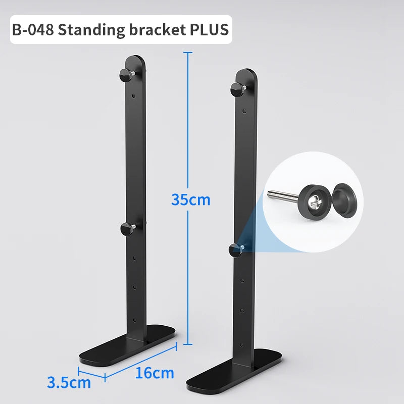 Office Desktop Storage Pegboard: Height-Adjustable Vertical Storage Rack (For Stationery Storage And Decorative Figurine Display