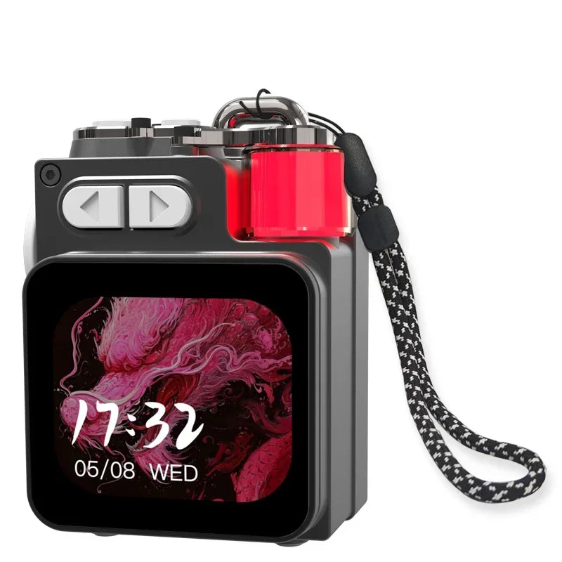 Portable Wireless Bluetooth Speaker Stereo Surround Metallic Outdoor Speaker LED Display Screen with RGB Desktop Subwoofer