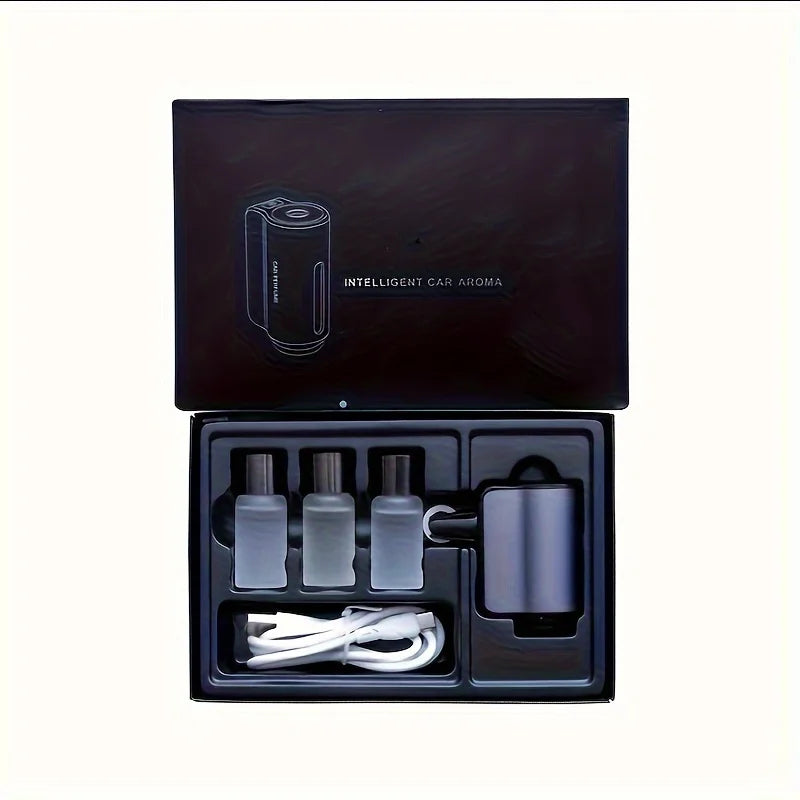 Car Diffuser Purifier Essential Fragrance Aroma AI Air Aromatherapy Humidifier Freshener Perfume Oil Mounted Ionizer Generator