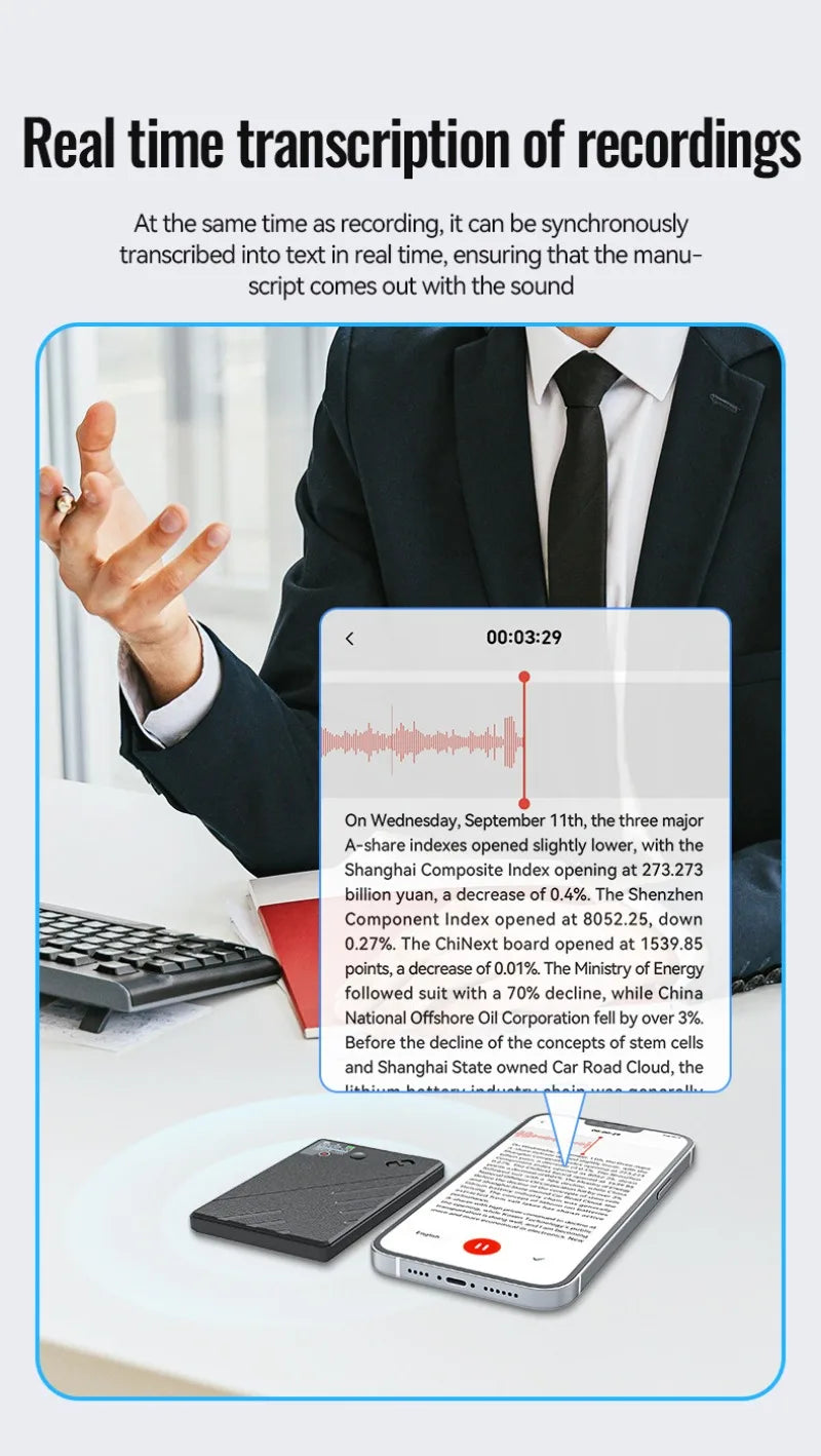 AI Voice Recorder ChatGPT APP Control Audio Mind Map Real Time Transcription, Summary, Translation Phone Calls Recording