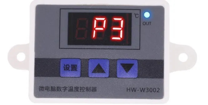 24V/220V W3002 Digital Temperature-Controller Microcomputer Thermostat Thermoregulator Heat Cool Temp Thermostat Control Switch