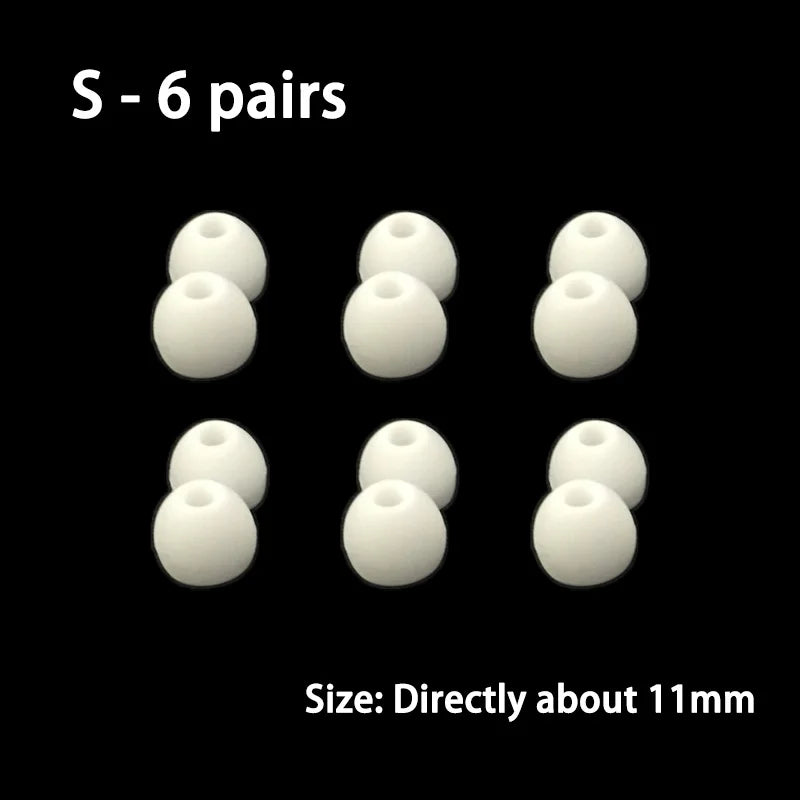 Silicone Replacement Eartips Earbuds Cushions Ear Pads Cover Hearing Aid Headset Cap for In-Ear Headphones Earphones Accessories