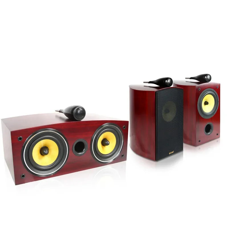 150W 5.5-inch Hi-fi Center Surround Speakers Home Theater Passive Center Speaker Set High Power Hi-fi Speaker Bookshelf Speaker