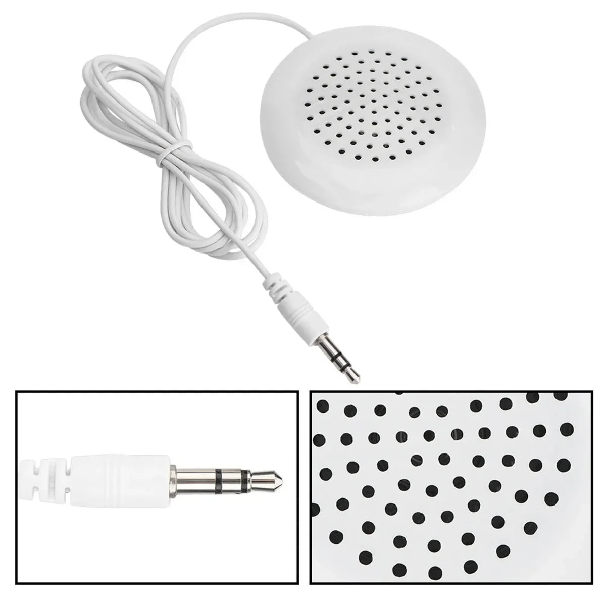 New DIY Pillow Speaker 3.5mm Mini Stereo Speaker For MP3 MP4 CD Music Player Mobile Phone Tablet PC Laptop For IPad Sleeping