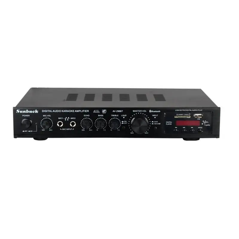 110/220V 2000W Bluetooth 5.0 Audio Power Amplifier Home Theater Amplifiers amplificador Audio Support FM USB with Remote Control