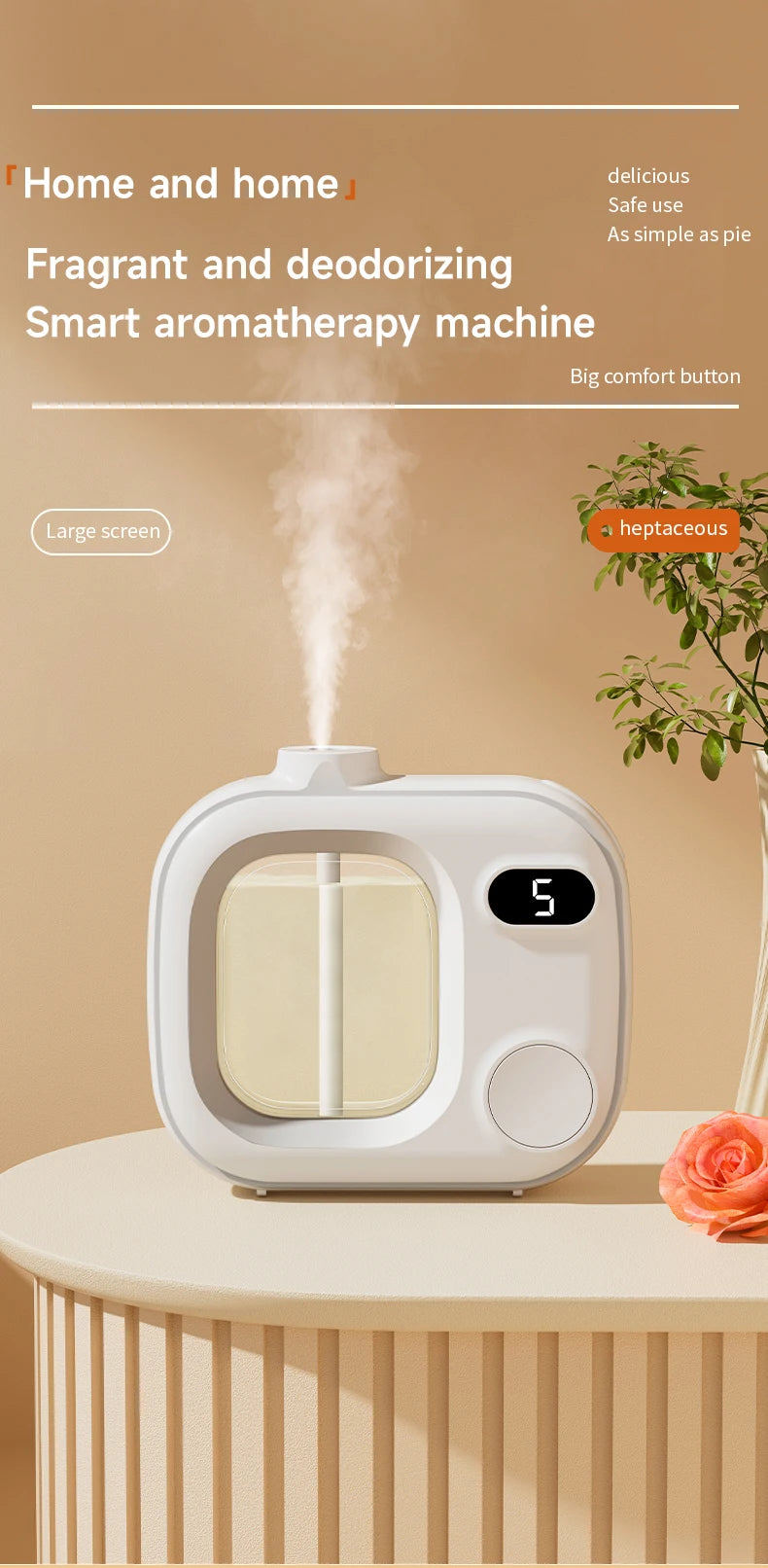 Automatic Aromatherapy Diffuser Air Freshener Deodorant Spray for Family Bedroom Toilet - Fragrance Sprayer Machine