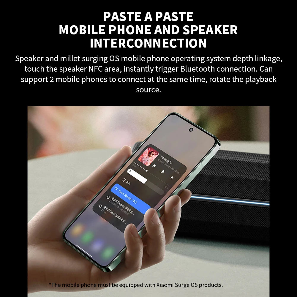 New Xiaomi Bluetooth Speaker ASM02A Bluetooth 5.3 LHDC 5.0 HyperOS IP67 93dB 40W Battery life Outdoor Portable Sound Mi Home APP