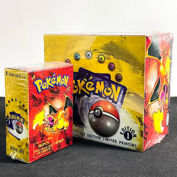PTCG 102Pcs/396Pcs PKM Base Set 1ST Edition Whole Set Booster Box (Revised Unlimited Edition) Wizards Trading Card Battle Game
