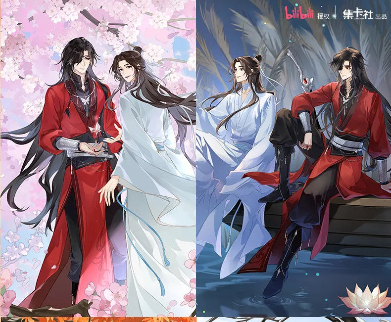 In Stock Tianguan Blessing Four Seasons Card Anime Anniversary Edition Collected Card Blind Box Original Nice Festival Gift Toys
