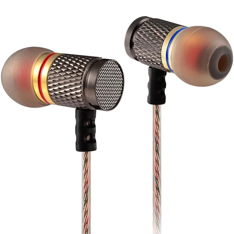 3.5mm Wired Headphones In Ear Headset Wired Earphones with Microphone Bass Stereo Earbuds Sports Headset