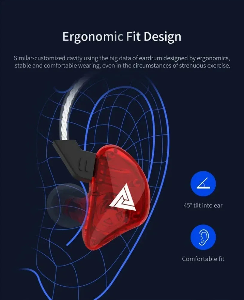 QKZ CK5 FiLe Wired HiFi Earphones