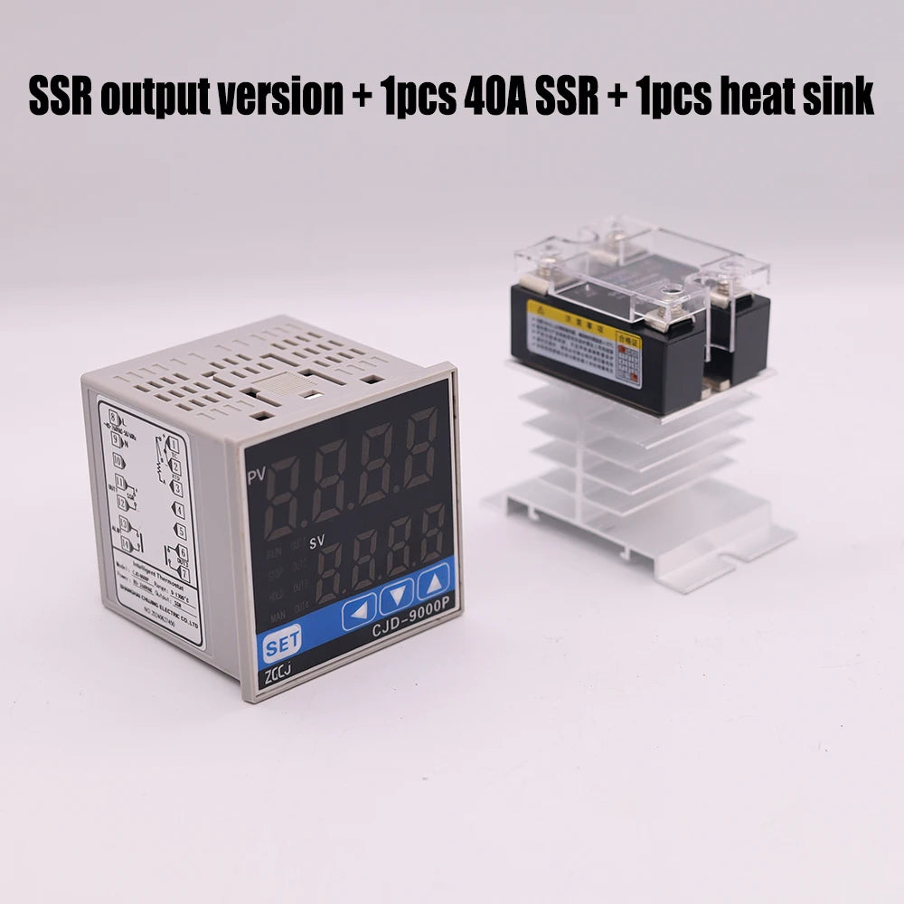 Digital programmable temperature curve thermostat Temperature and timer 2 in 1 ramp soak pid temperature controller