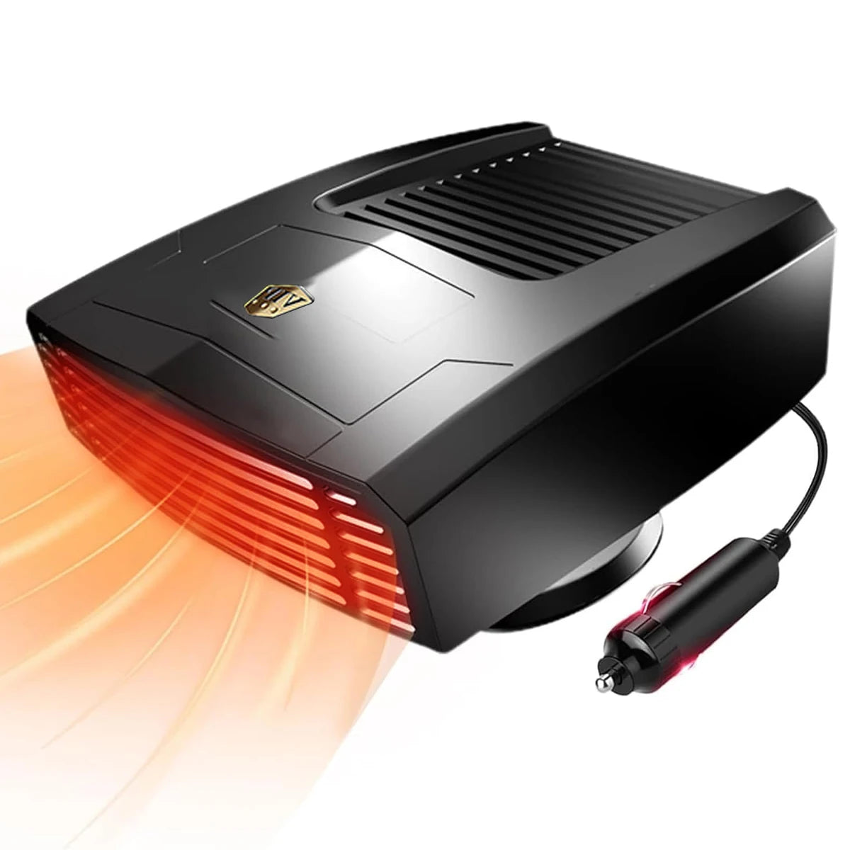 【12V Car Heater 2 in 1】Windshield Fast Heating Defrost Defogger with 360 Degree Rotation for Auto Interior Accessories