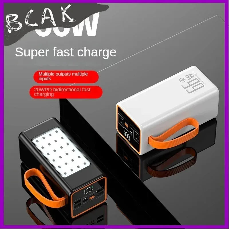 500000mah 100000mah 200000mah 300000mah Upgraded Version Super power bank fast charge with LED Super Large Capacity