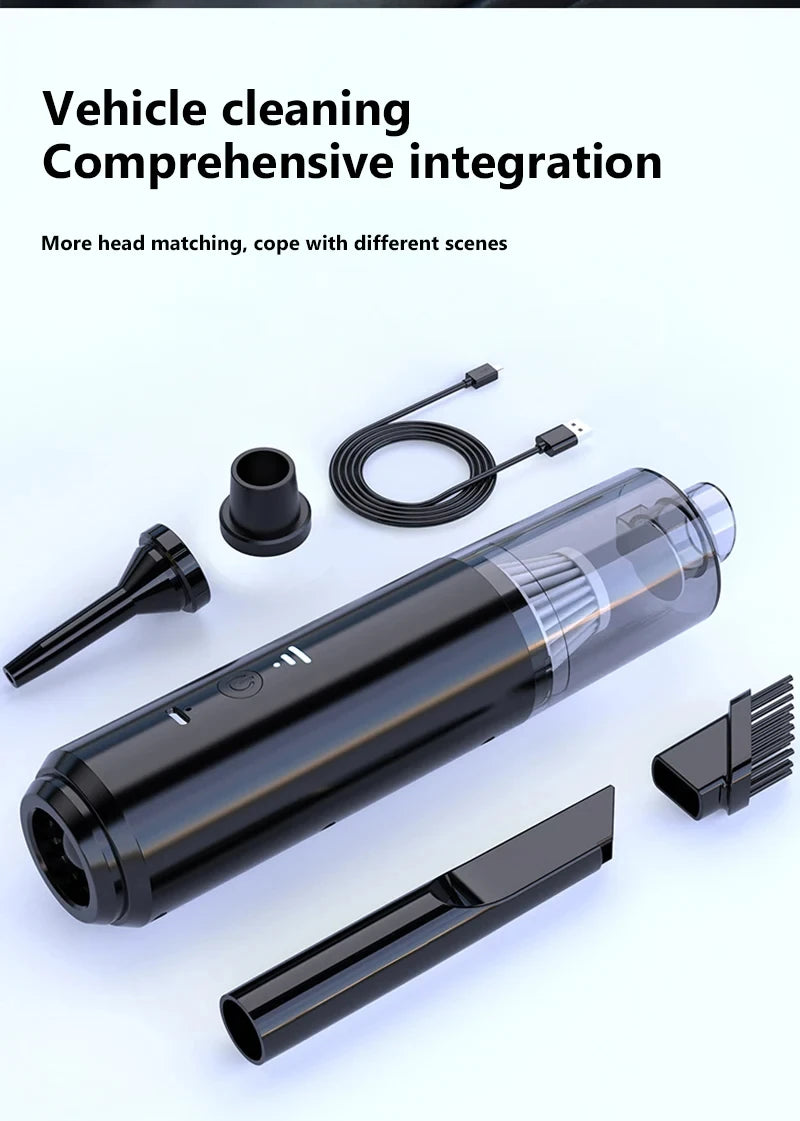 New Car Vacuum Cleaner Wholesale Portable Wireless Handheld Mini Blower 4-in-1 Car Vacuum Home & Car Use Accessories