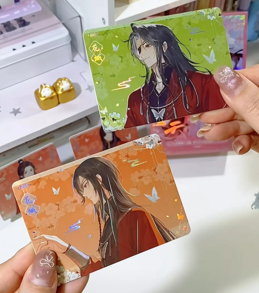 In Stock Tianguan Blessing Four Seasons Card Anime Anniversary Edition Collected Card Blind Box Original Nice Festival Gift Toys