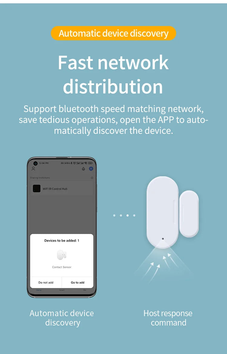 Smart ZigBee 3.0 Door Window Sensor Lux Light Detect 2 in 1 Real Time Wireless Magnetic Alarm App Remote Control Home Security