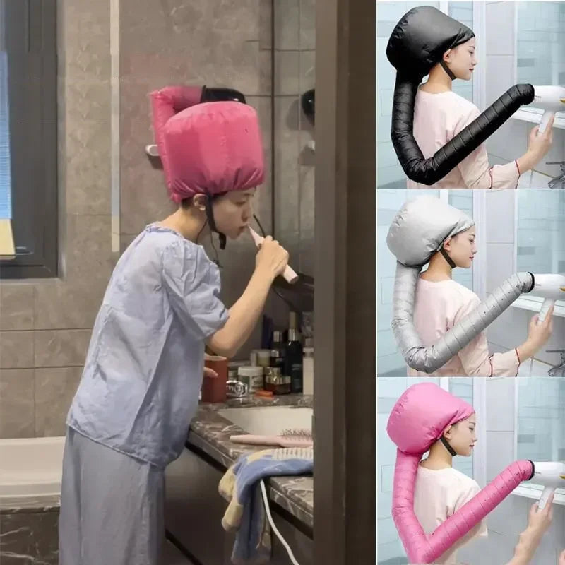 Electric Hair Dryer for Bathroom Heating Hat, Can Be Connected to a Hair Dryer, 1PC