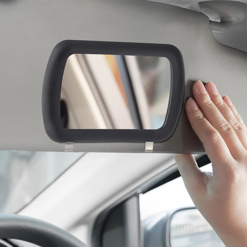 HD Mirror Car Makeup Mirror Three Gear Adjustment Sun Visor Plate Interior RearMirror Dimmable Touchscreen Auto Vanity Mirror