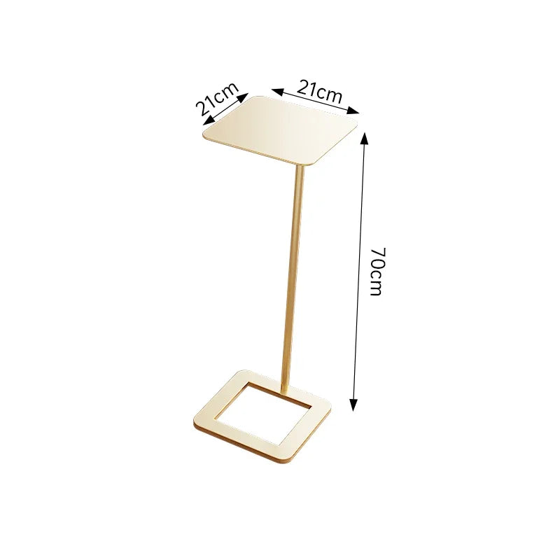 Corner Side Table for Living Room Narrow Sofa Gap Mini Coffee Table Outdoor Small Side Desk