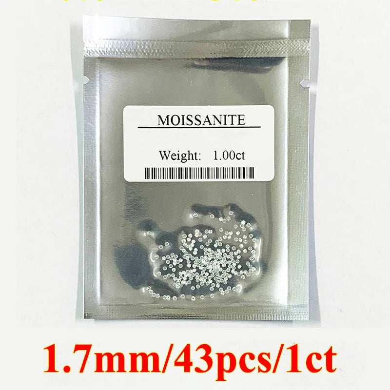 DJMAX Factory Direct Sales Moissanite Loose Stone D Color Moissanita Gemstone Lab Grown Diamond Certified Black Moissanite Stone