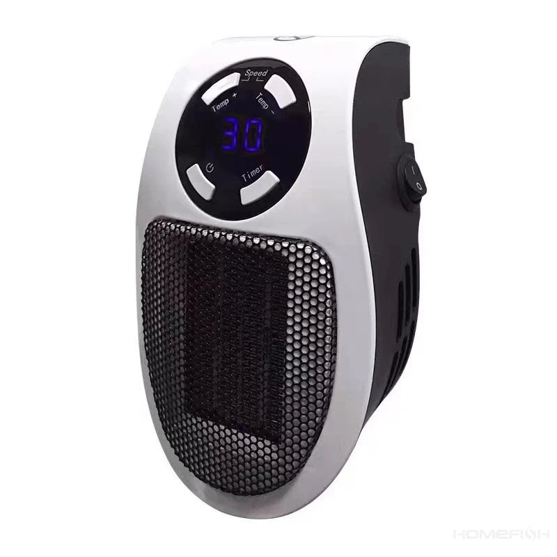HOMFISH Heater Electric Heater Convenient Room Heater Heating Warm Air Blower Wall Mounted Winter Warmer Machine Home Appliance
