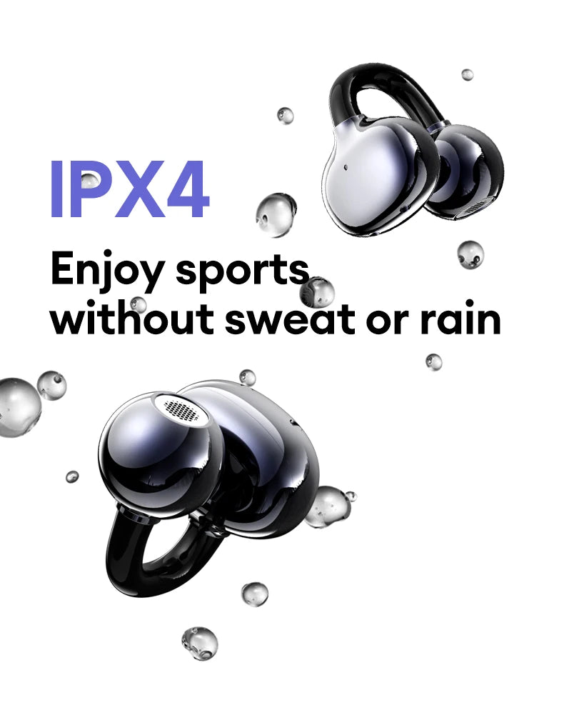 Lenovo LE302 HIFI Stereo Sports Ear Clip Earphones OWS Bluetooth 6.0 Headset Noise Cancelling Headphones Long Endurance Earbuds
