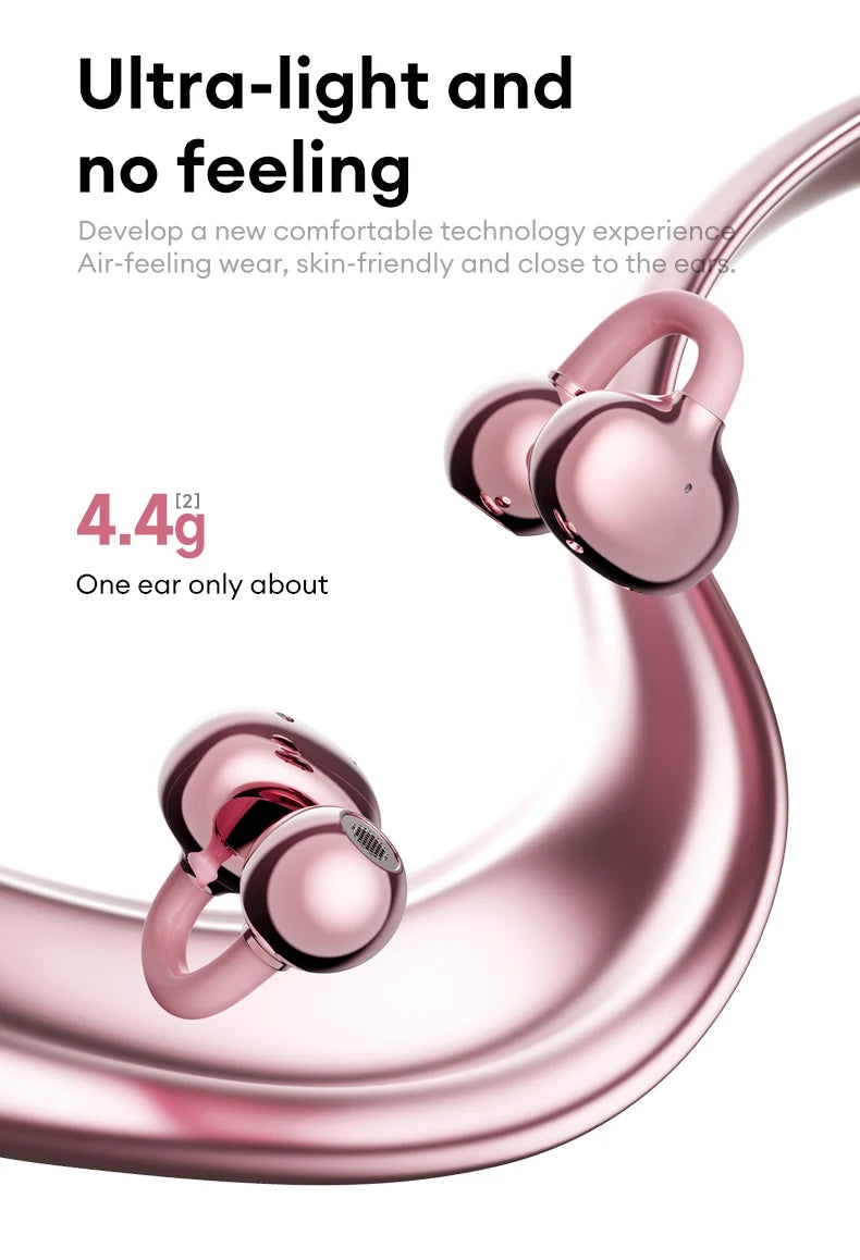 Lenovo LE302 HIFI Stereo Sports Ear Clip Earphones OWS Bluetooth 6.0 Headset Noise Cancelling Headphones Long Endurance Earbuds