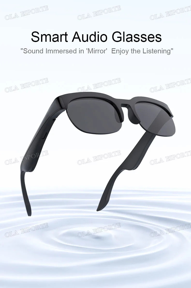 2026 New Smart Glasses Bluetooth Call Voice Assistant Music Outdoor Sport Smartglasses Men Women UV-Protection SunGlasses