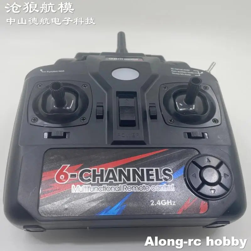 6ch Remote Control Transmitter Mode 1 Mode 2 for 500mm Wingspan QIDI550 F3D QIDI560 New Start M7  Qidi580 SR22 Toys RC Plane